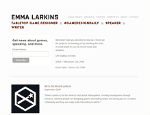 Tablet Screenshot of emmalarkins.com